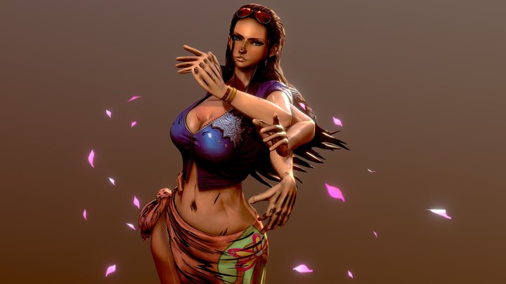 Nico Robin - One Piece (Fanart) 3D Model