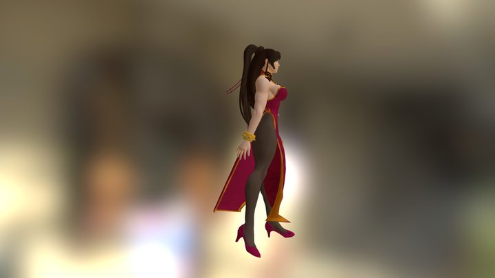 Chun Li 5p 3D Model