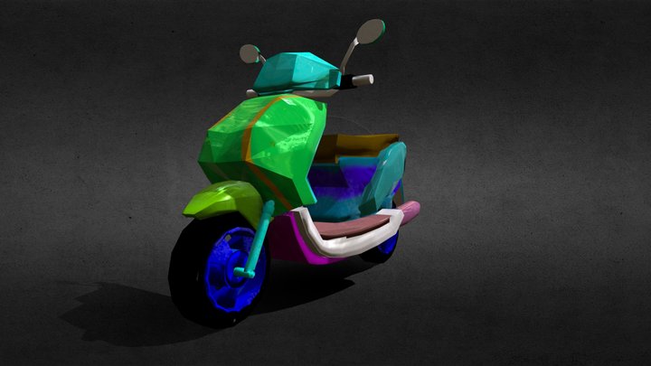 Moto - LOW 3D Model