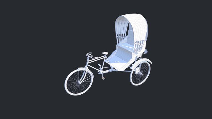 Rickshaw 3D Model
