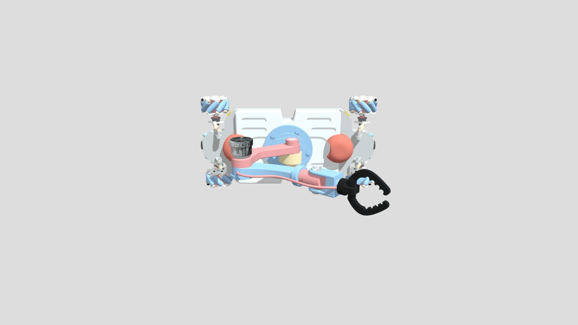 Robot with 4 wheels