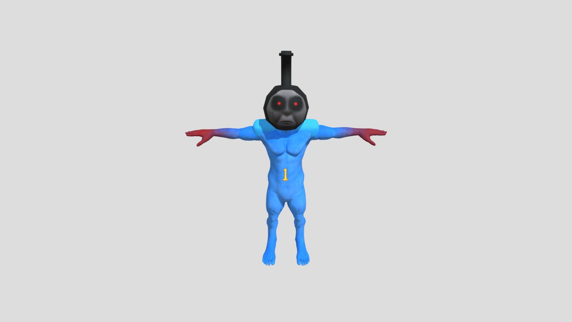 Thomas the slender engine OBJ - Download Free 3D model by Pingufan1986 ...