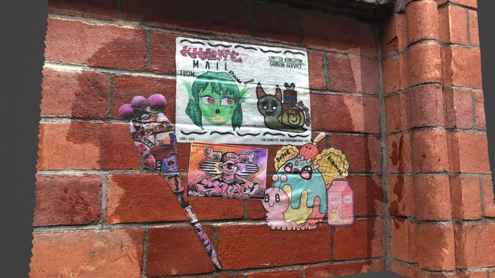 SuperSnail Pasteup, Cooperas St, NQ Manc 08 2025