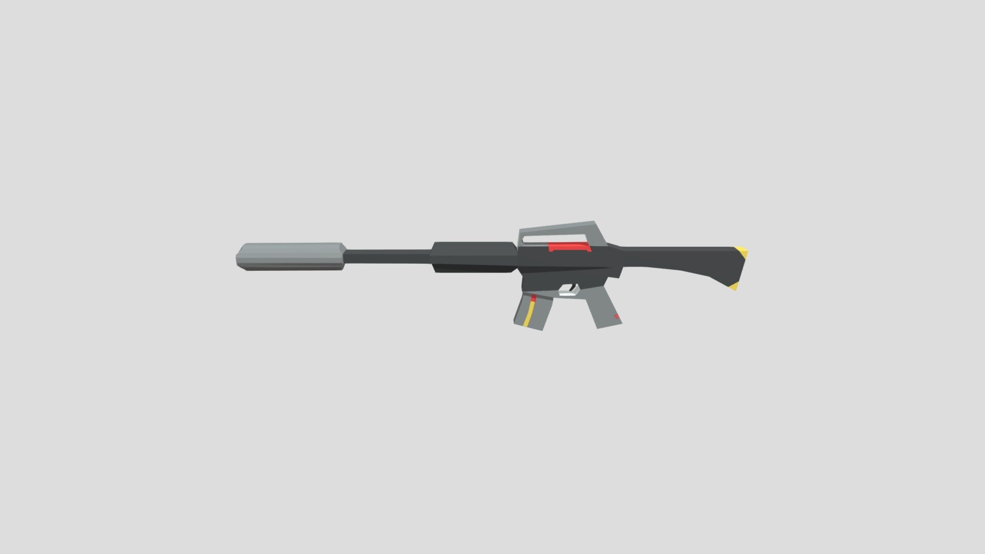 Low-Polly M4A1-S — Sketchfab embed 3D viewer