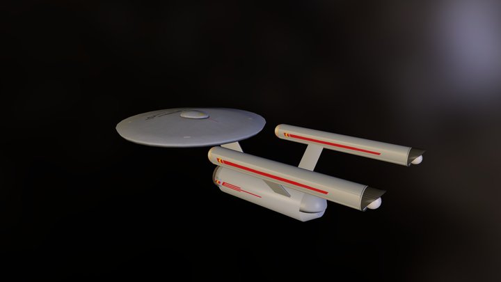 Old Enterprise 3D Model