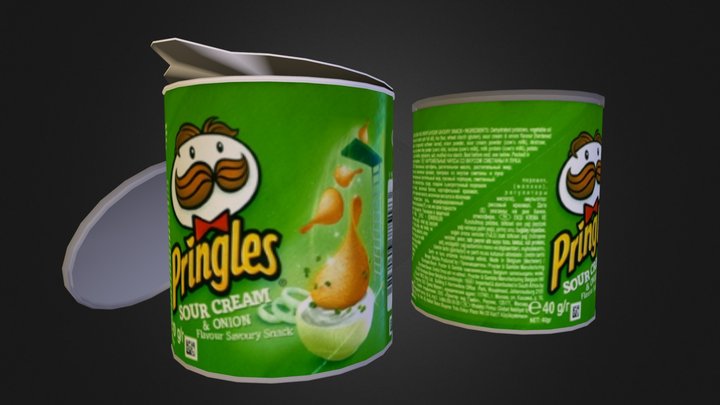 Pringles Chips 3D Model