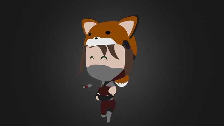 kunoichi-chibi.blend 3D Model