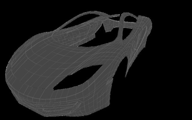 WIP_McLaren MP4 12C 3D Model