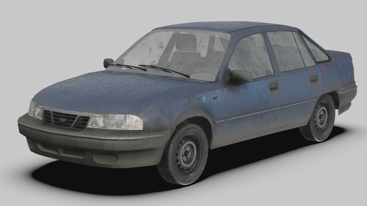 Daewoo - Nexia\Cielo 3D Model