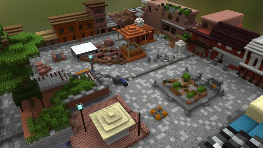 Old Temple Site in Nepal - Download Free 3D model by Block by Block ...