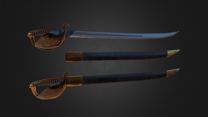 Boarding Cutlass 3D Model