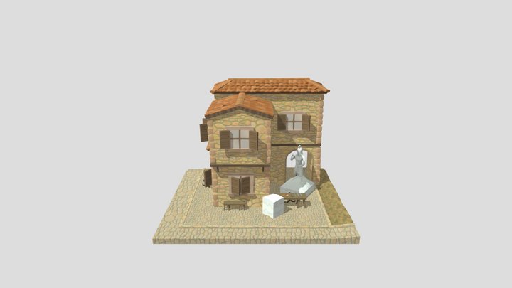 FinalAssignment Village: the Sculptor's House 3D Model