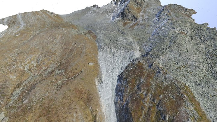 Tsarmine Rock Glacier, Valais Alps (22.09.2017) 3D Model