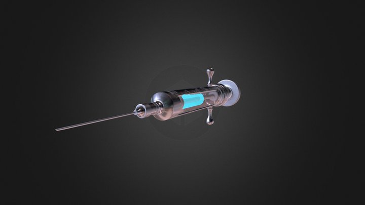 Medical Syringe 3D Model
