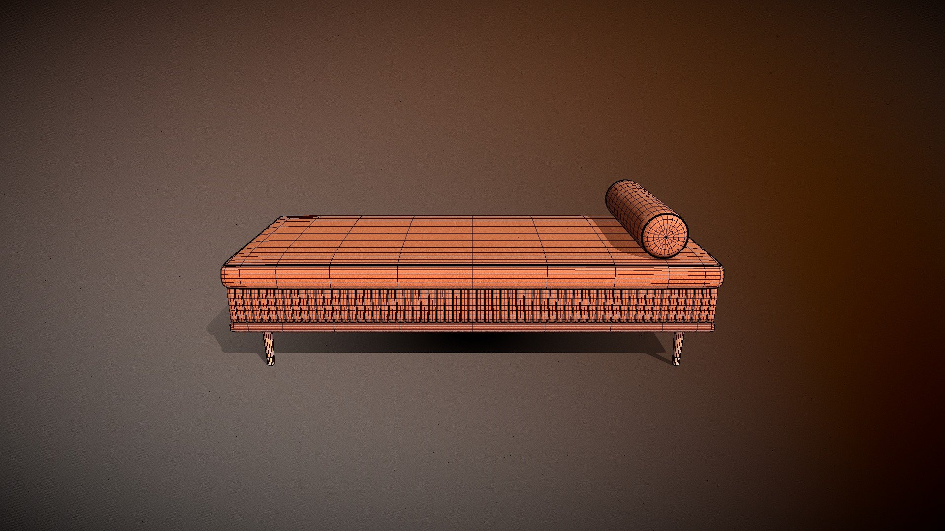 Sienna Brushed Velvet Daybed - 3D model by Abdur Razzak Sawon (@md ...