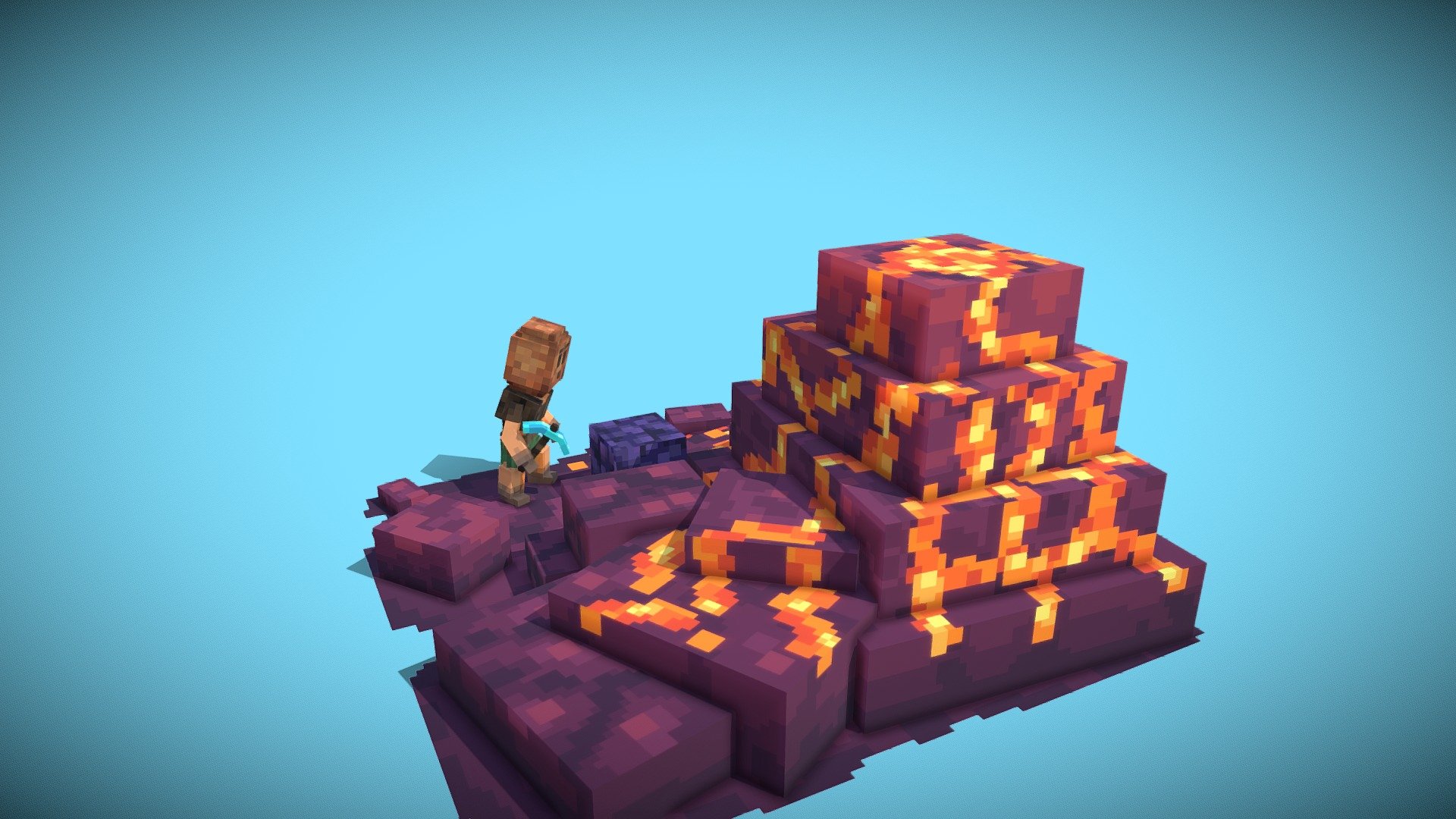 Volcano Animation (missing particles) - 3D model by Sapphire Studios ...
