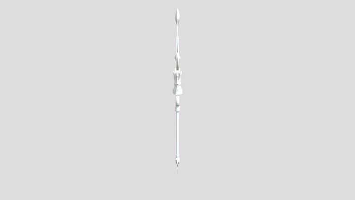 Mage Staff, No Textures 3D Model