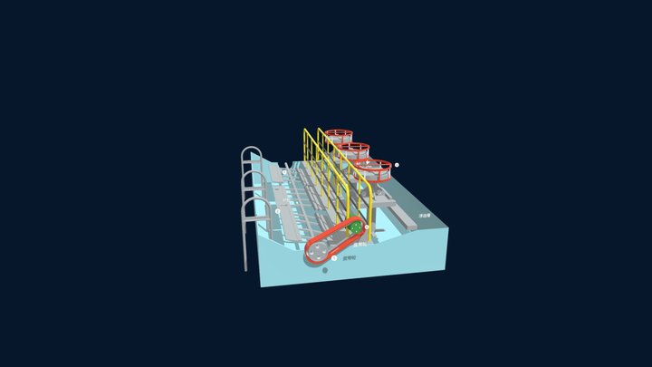 浮选机 3D Model