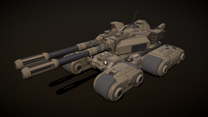 XYZ_CW Tank Mamont 3D Model