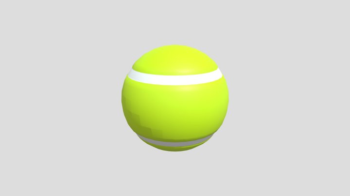 PELOTA DE TENIS 1 3D Model