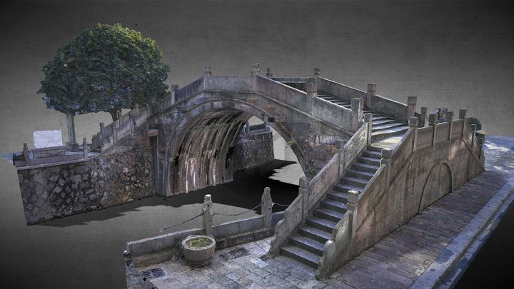 Guifang Bridge, Linping, Hangzhou City 3D Model