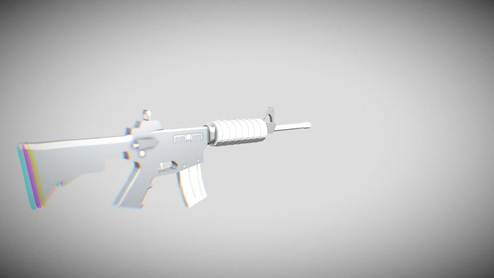 M4a4 3D Model