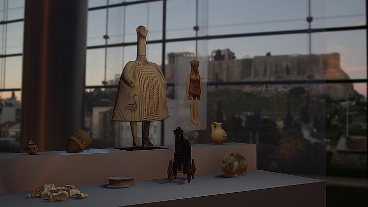 Ancient greek toys 3D Model