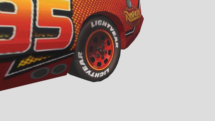 Cars Mcqueen Master0fLemons (own version) 3D Model