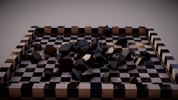 Broken Metal ball animation