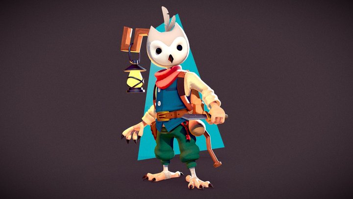 The Night Owl 3D Model