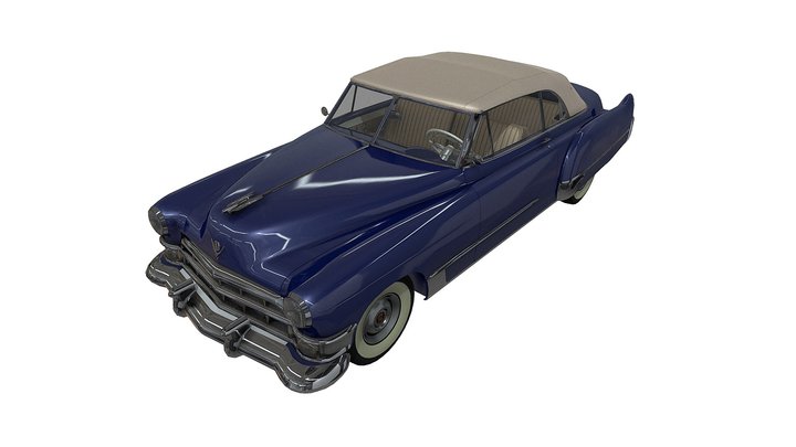 1949 - Cadillac Series 62 3D Model