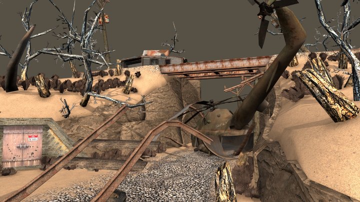 DAE Diorama - RUSTBORN 3D Model