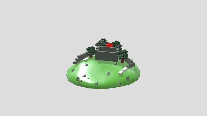 Small Island 3D Model
