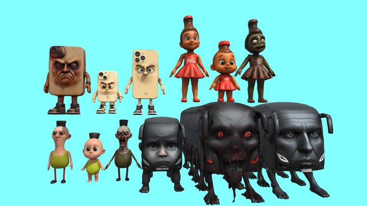 Italian Brainrot - A 3D model collection by eoda36132 - Sketchfab