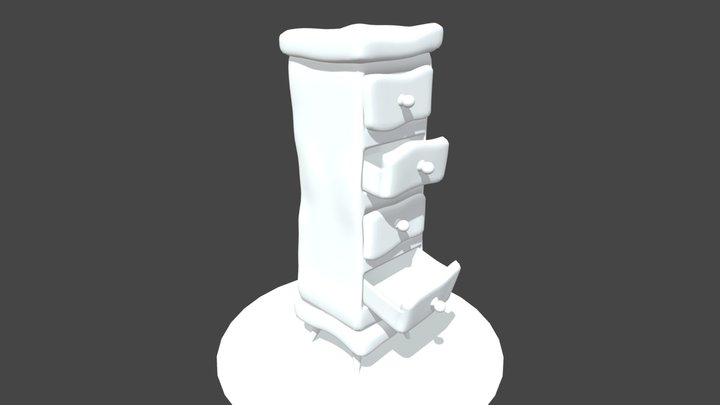 Tall Drawers 3D Model