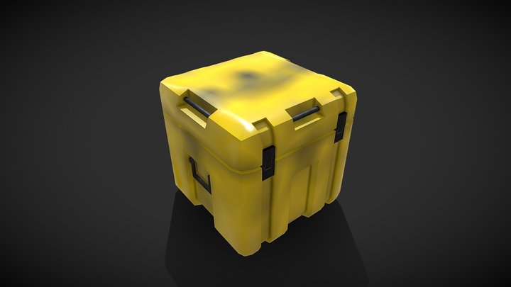 Radioactive container 3D Model