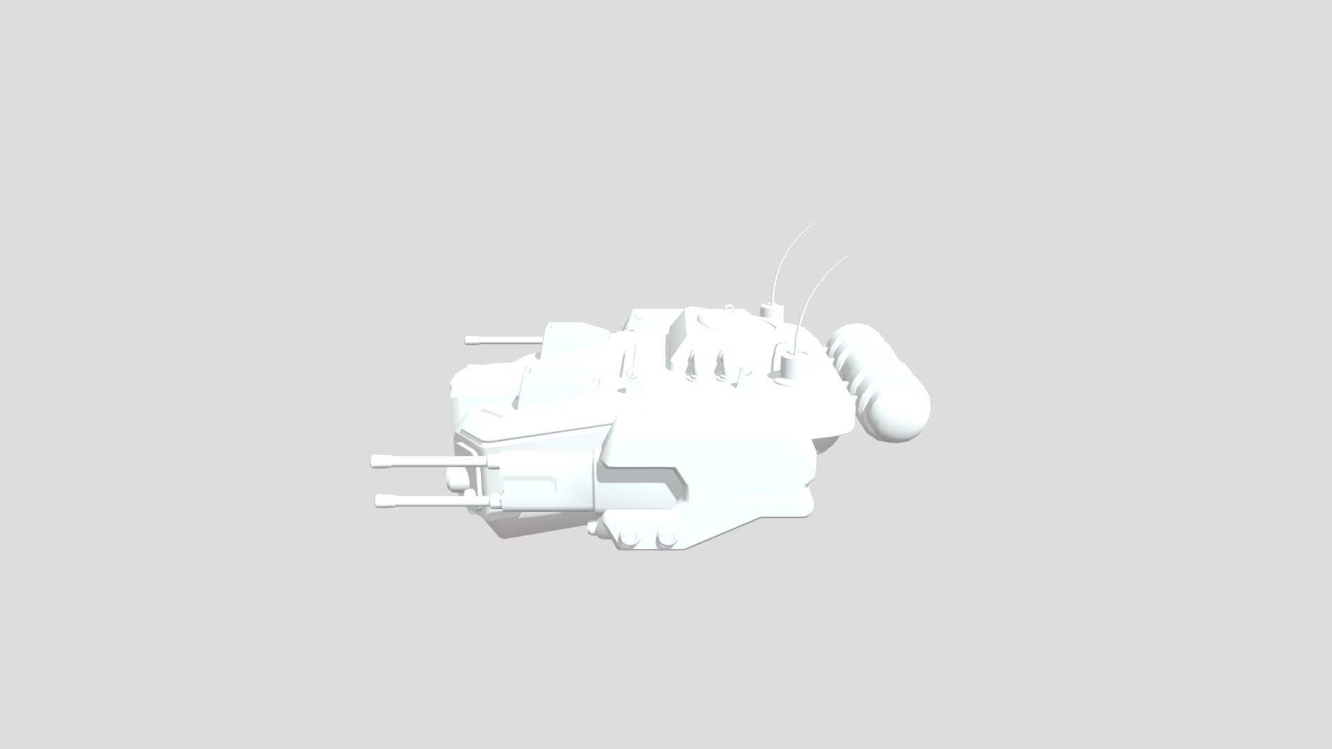 Dron sci fi low poly - Download Free 3D model by eelislay [900eb1c ...