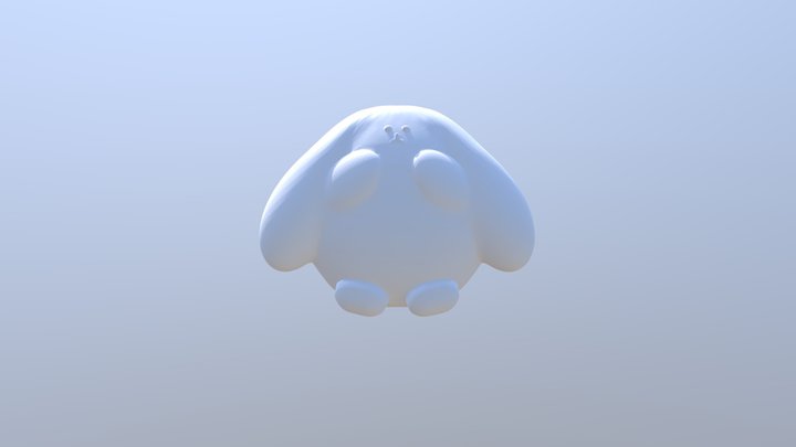 Fat dog 3D Model