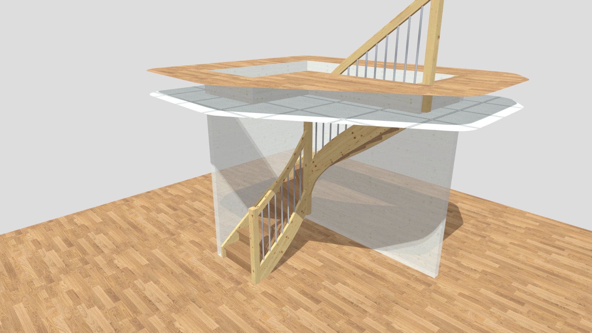 trapp kvartsving - 3D model by GronvoldSnekkerverksted [9010977 ...