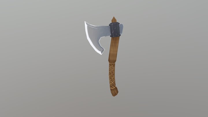 Textured Axe-model 3D Model