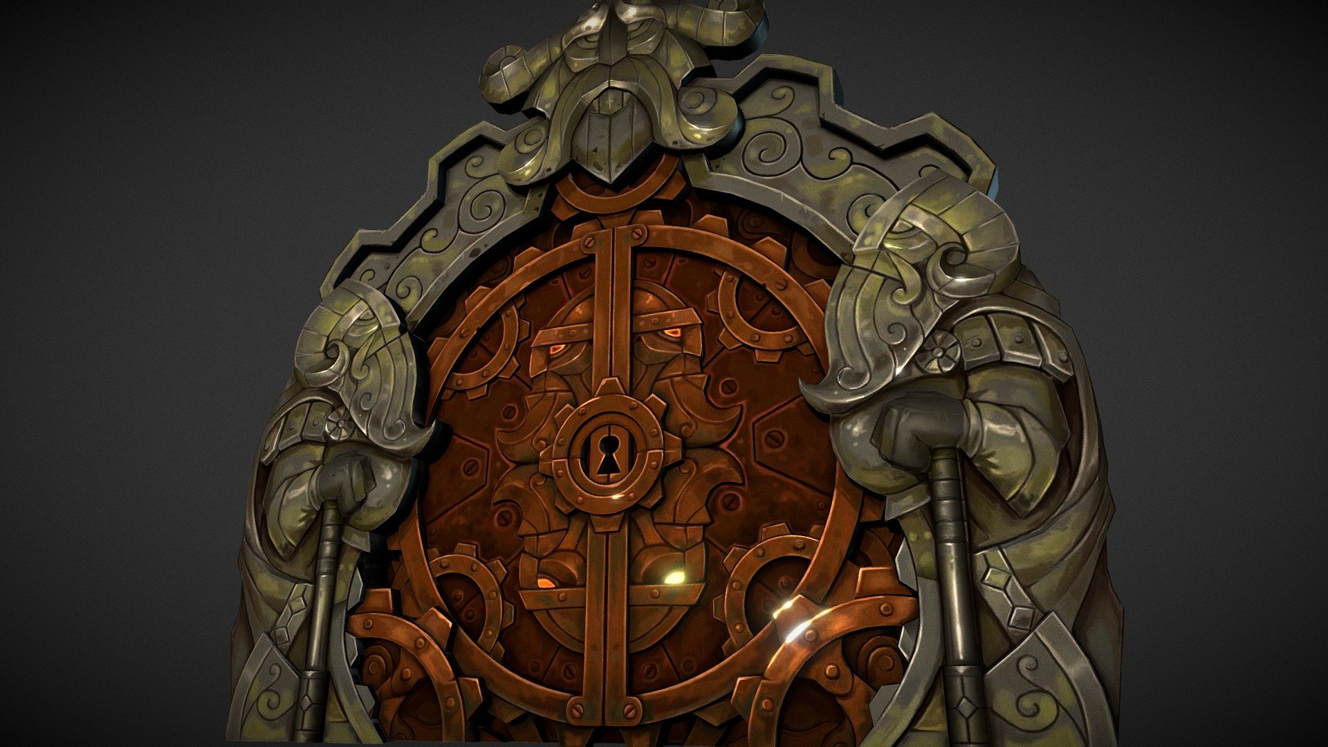 Dwarven Vault Door - 3D model by Vshun (@vshun26) [90123a8] - Sketchfab