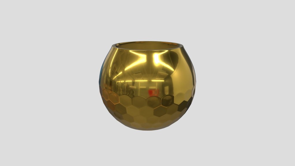 Glass And Gold Pitcher