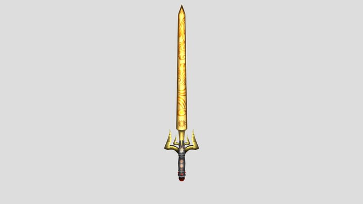 (A08) Sword 2 3D Model