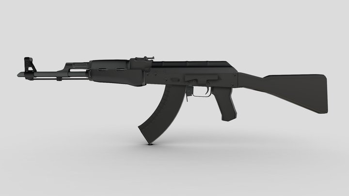 AK47 | Light of King 3D Model