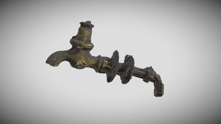Alfie - Brass Tap 3D Model