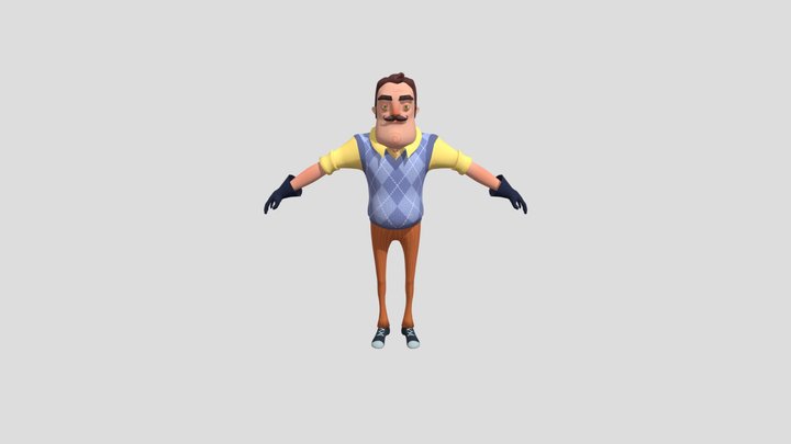 Hello Neighbor - Mr Peterson 3D Model