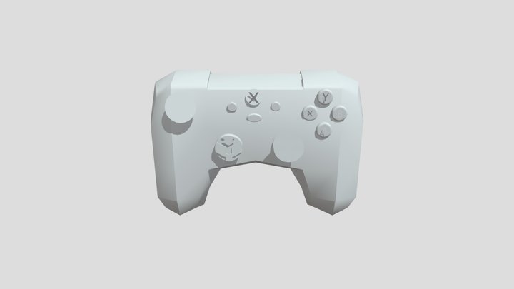 Wicker Peyton Xbox Controller 3D Model