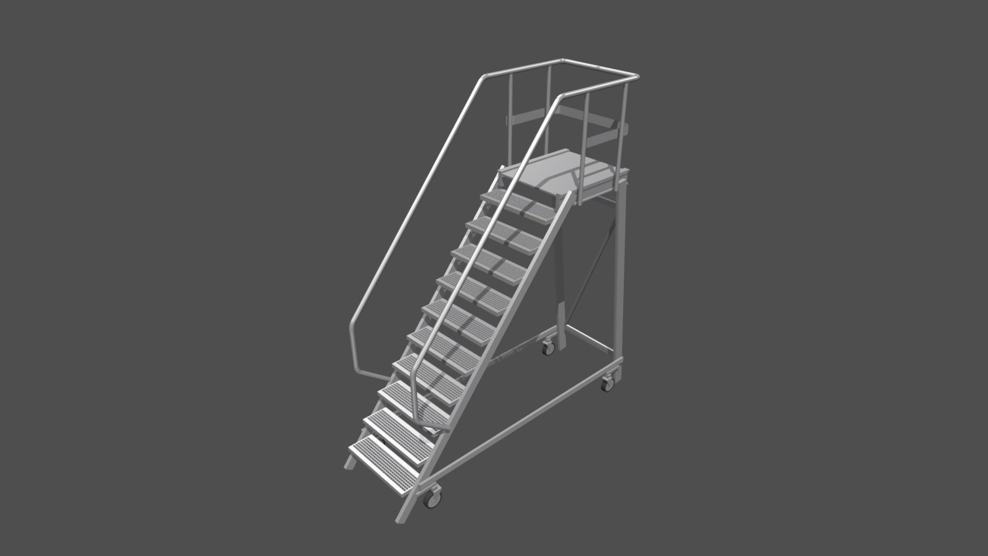 Rolling Ladder Download Free 3D model by garg1 [901590d] Sketchfab