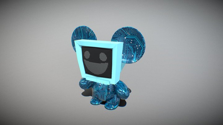 Monitor Mau5 3D Model