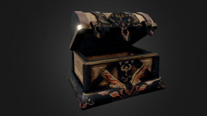 Treasure Chest 3D Model
